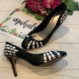 Hand Painted Skeleton Heels